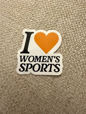 Adorable I 🧡 Women’s Sports Togethxr sticker!